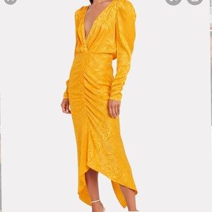 Ronny Kobo Astrid Dress Yellow